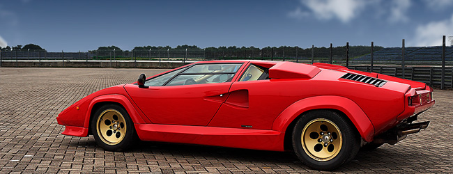 Car Photography Tutorials - Case study - Countach