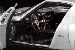 Interior shots on scale cars can be a challenge, but a straight steering wheel is a must